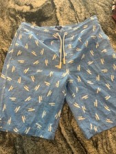 Johnnie O Blue Bathing Suit Boys Size 14
