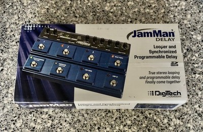 DigiTech JamMan Delay Looper und Phrase Sampler Gitarren-Effektpedal Neuwertig