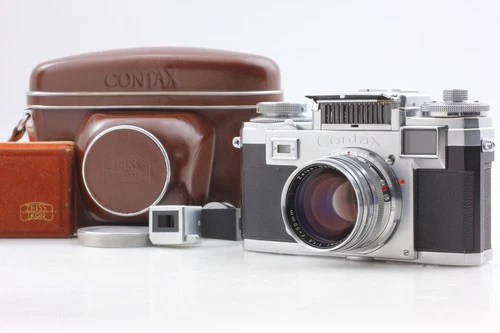 Meter Works [ MINT w/ Finder ] Contax IIIa + Sonnar 50mm F1.5 Lens From JAPAN