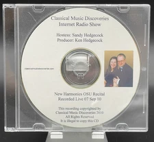 Classical Music Discoveries Internet Radio Show New Harmonies OSU Recital 2010