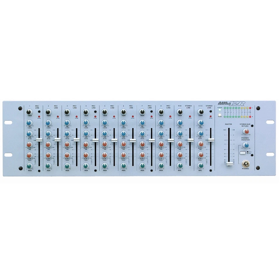 ALESIS MULTIMIX12R Compact 12 Channel Stereo 3 Space Rackmount Mixer - Image 2 of 3