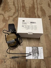 Peltor Comtac 3 FDE Single Comm Boom Mic Tactical Military 