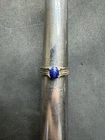 3.2g VTG Sterling Silver 925 Lapis Ring Size 7.25 Jewelry Lot C