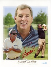 Fuzzy Zoeller AUTOGRAPH Signed PGA Golf Autographed 8.5x11 Photo ACOA