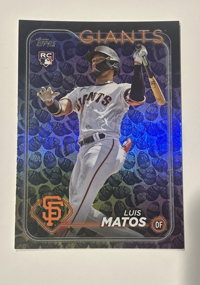 2024 Topps Series 1 - Luis Matos #28 Eggs (RC)