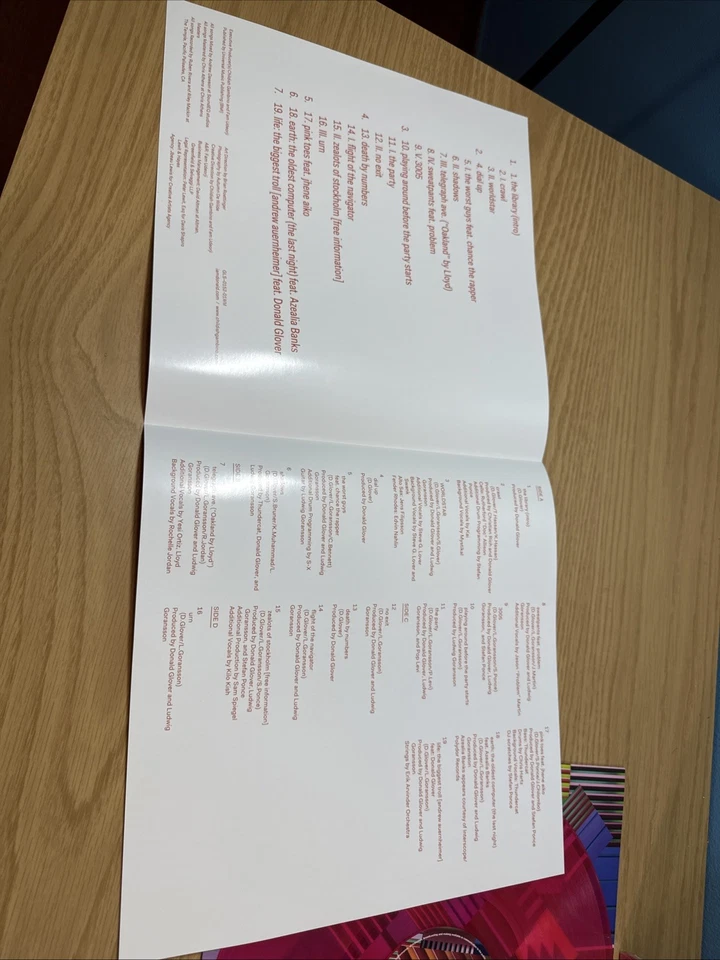 Childish Gambino Because the Internet 2LP Vinyl Record Walmart Pink Toes Excl Foto 2 de 4