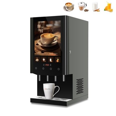 Commercial Coffee Machine Instant Coffee Maker 4 Flavors Office Coffee Machine