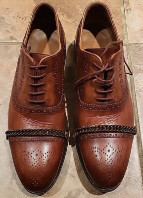 Rare Taft Grail Italian Leather Dress Shoes Men 41 US 8-8 | eBay display picture 1