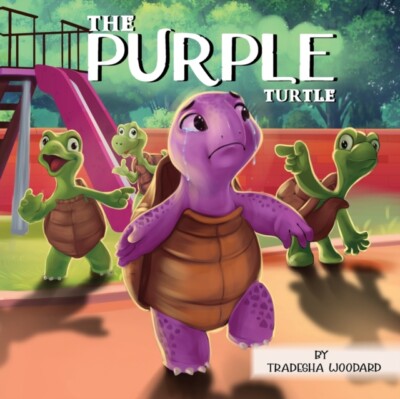 Runthala - Purple Turtle   Picture Book and Coloring Book - New paperb - X555z