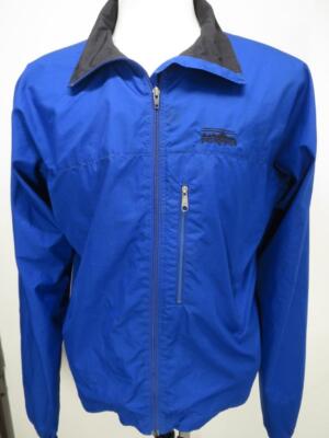 ジャケット・アウター PATAGONIA shell jacket [BLUE] PATAGONIA men's blue full zip jacket soft shell windbreaker rain