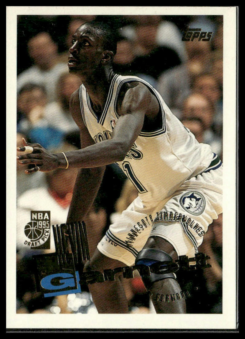1995-96 Topps #237 Kevin Garnett Minnesota Timberwolves Rookie