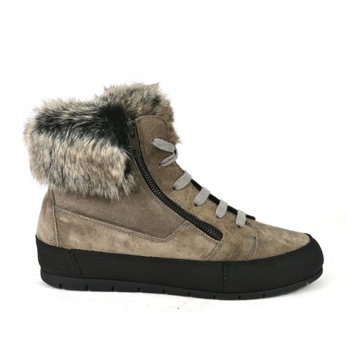 Zapatos mujer Manas botines botas zapatillas gris - Imagen 3 de 4