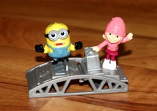 2018 SEE01 Maxi Minions catapulta + volantino Kinder bambini sorpresa uovo figura