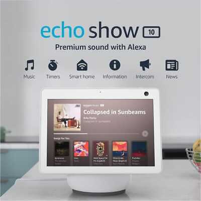 Amazon Echo Show 10 (3rd Gen.) Smart Speaker - Glacier White Amazon Echo Show 10 (3rd Gen.) Smart Speaker - Glacier White