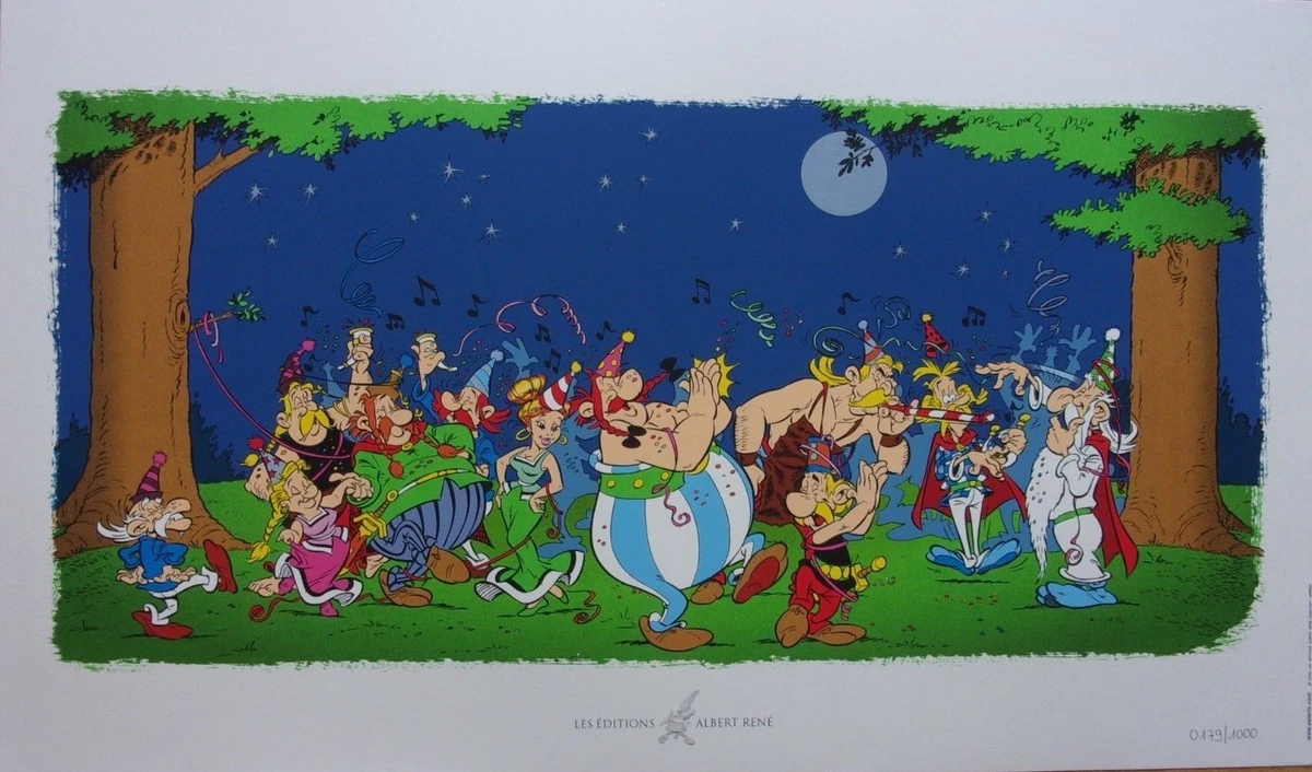 Dessin Astérix Et Obélix En Couleur Uderzo - Astérix et Obélix - Reproduction couleurs - Albert René | eBay