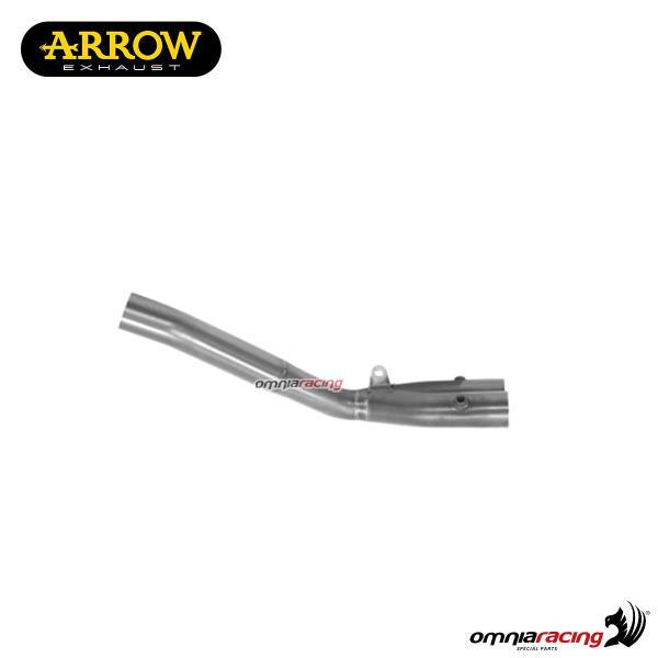 Arrow steel racing central mid pipe racing for Yamaha MT10 2022>