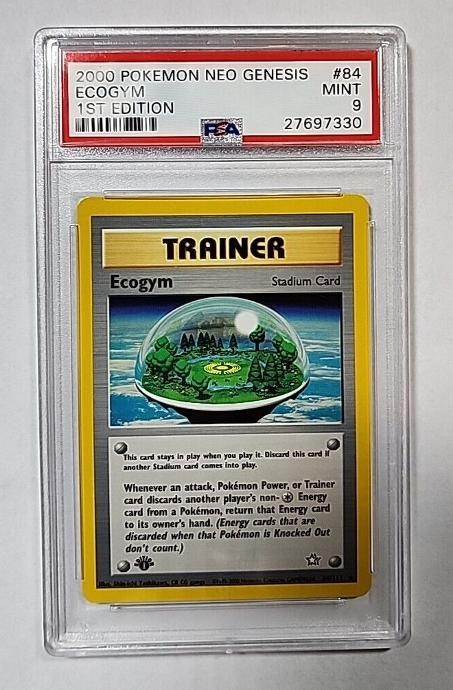 Pokémon - 2000 Ecogym Trainer - 1st Edition - Neo Genesis - 84/111 - PSA 9 -Mint