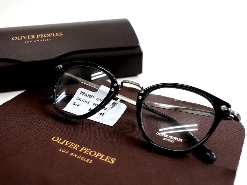 OLIVER PEOPLES 507C Metal Combination Frame Boston Wellington  