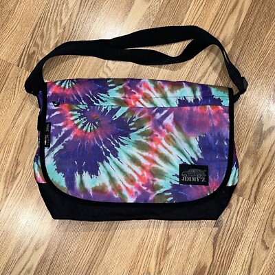 Vintage Jimmy z Color Burst Messenger Bag Surf Skateboarding Santa Cruz