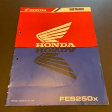 Honda FES250X Genuine Workshop Manual Supplement 62KFG00Z