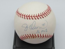 Jesse Orosco Autographed NL Baseball Beckett Authentic 1986 NY Mets