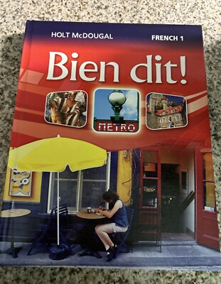 Bien Dit!: Student Edition Level 1 2013 (French Edition) NEW