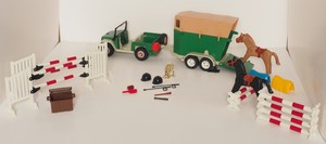 playmobil horse jumping set