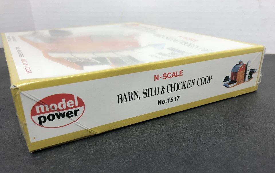 Model Power Barn Silo Chicken Coop 1517 N Scale Model Train Construction Kit New - Image 3 of 4