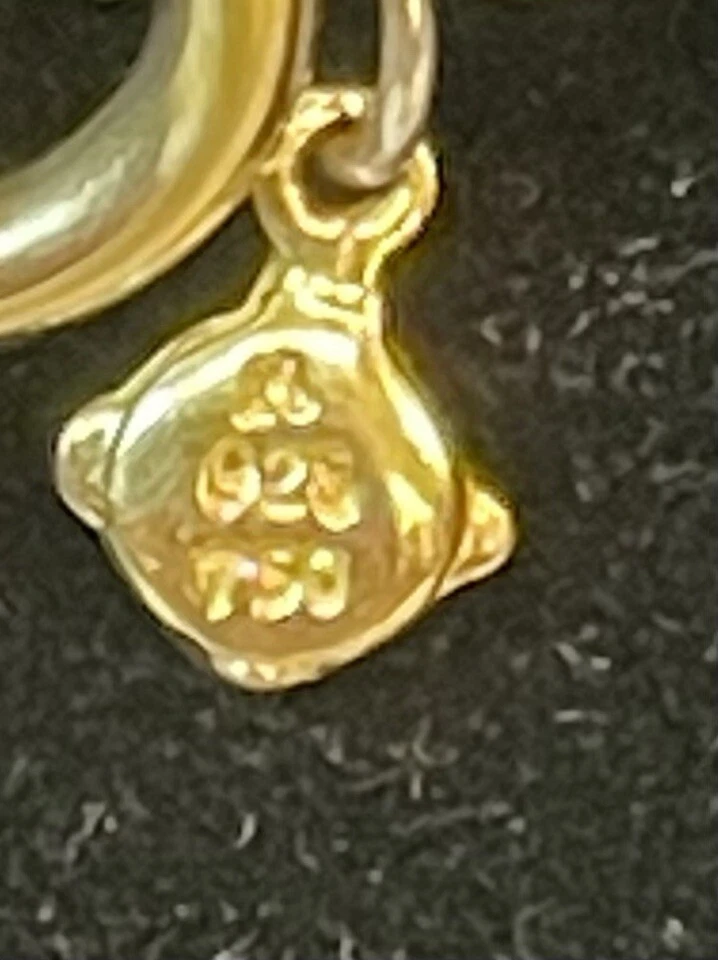 David Yurman 18k & 纯银椭圆形电缆链项链带玉髓  — 第 4/4 张图片