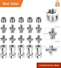 20-Piece Aluminum Camera Screw Adapter Set - 1/4 to 3/8 Converter Pack