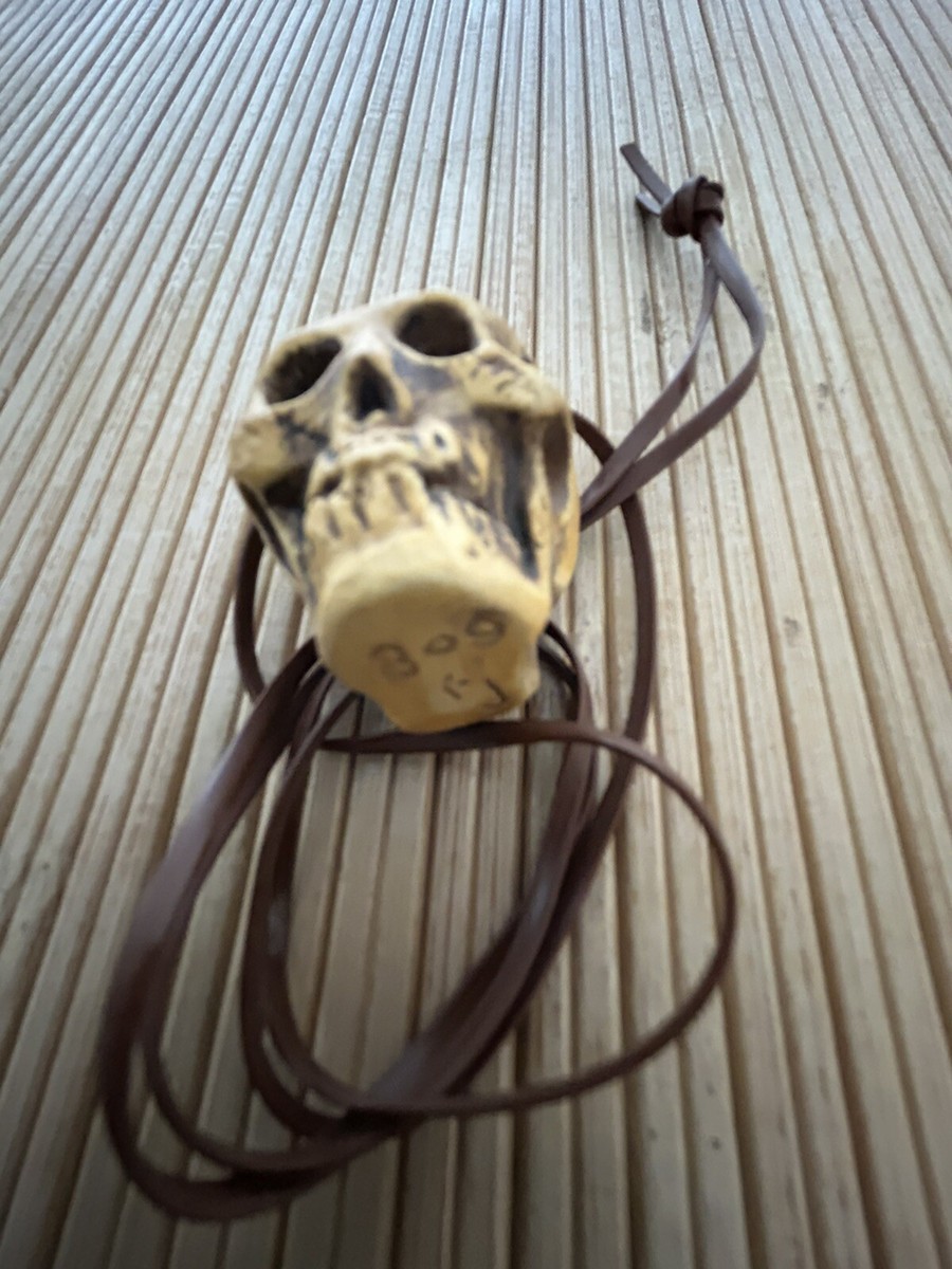 RARE! RARE! RANDOTTI ORIGINAL NECKER SKULL IN BROWN FROM THE