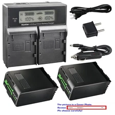 Kastar BP-A100 Battery CH04 Charger for Canon XF605 UHD XF705 4K UHD Camcorder