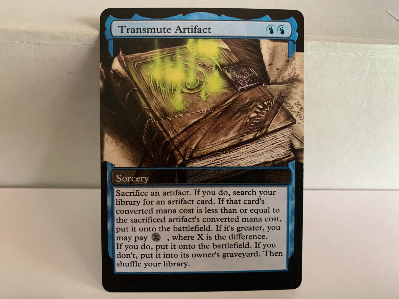 Transmute Artifact - Altered Art - Commander - EDH - Metal 