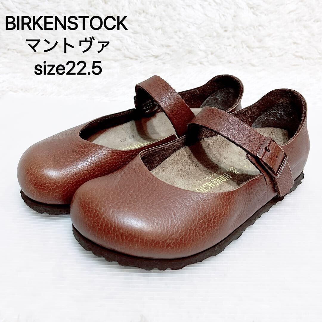 Birkenstock Mantova Flat Strap Shoes Brown Size 35 JP 22.5cm Birkenstock Mantova Flat Strap Shoes Brown Size 35 JP 22.5cm