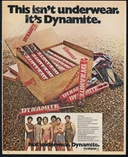 1973 Munsingwear Dynamite underwear 6 men photo vintage print ad