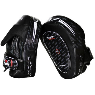 FOX-FIGHT GS7 Gel Focus Pads Handpratzen echtes Leder Handpratze Pratzen Pratze