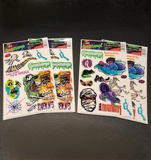 Goosebumps Window Clings - New 1996 Rare Vintage 4 Sheets, 2 Styles Collectable