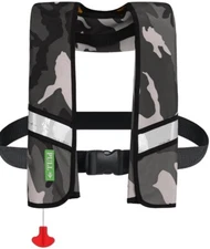 New Premium 33G Manual Inflate Inflatable PFD Survival Buoyancy Life Jacket Vest