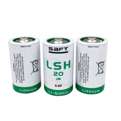 3-Pack 3.6V 13000Ah LSH20 D Size Lithium Thionyl Chloride Battery  LSH20 New