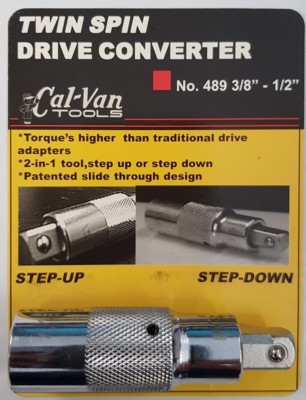 DOPPELSTECKSCHLÜSSEL WANDLER 3/8 - 1/2 ZOLL CAL-VAN TOOLS USA