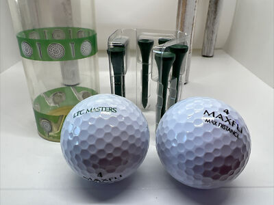 MAXFLI LTC MASTERS Advertising GOLF BALLS DICKS SPORTING GOODS Dunlop Golfing