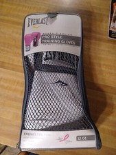 EVERLAST Pro Style Womens Training Gloves 12 oz Hook  Loop White