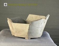 Cascade or semi-cascade bonsai pot. 21x20x11cm. (8,3x7,9x4,4in)