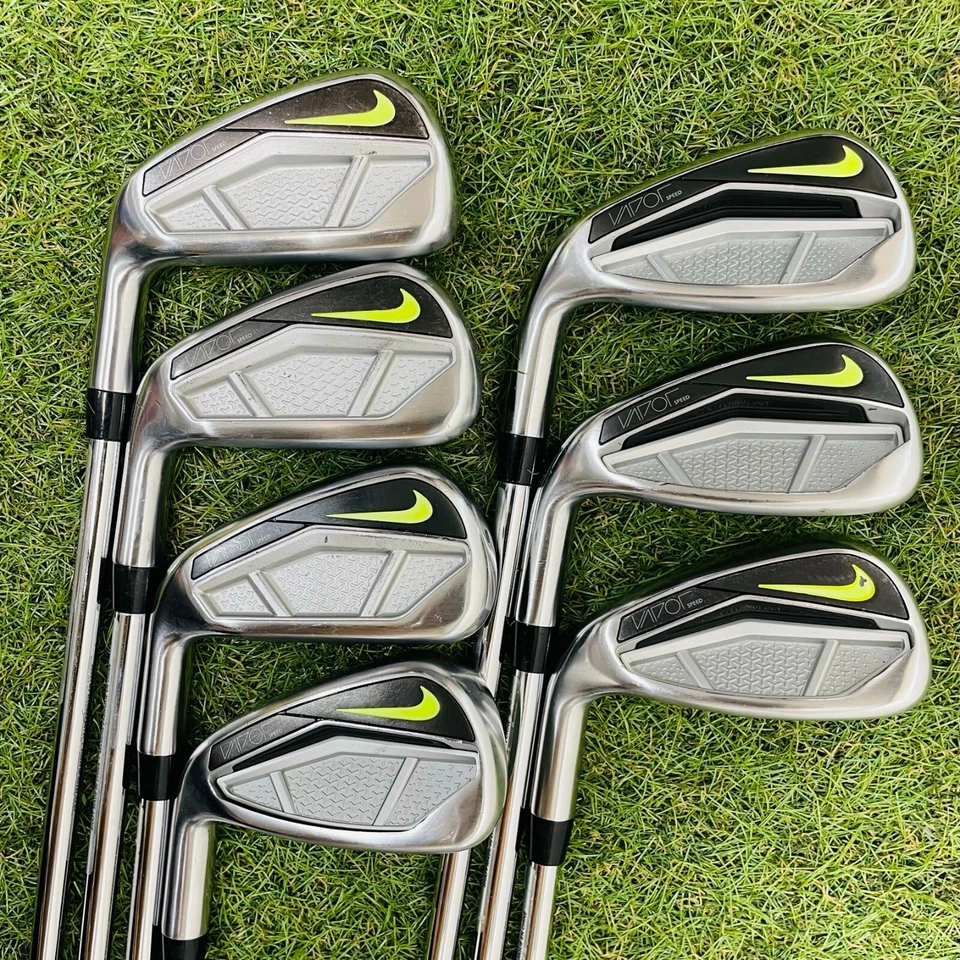 LH Nike Vapor Speed Iron Set 5-9PwAw 7Pics Stiff Flex Left Forged Golf Clubs - Image 3 of 4