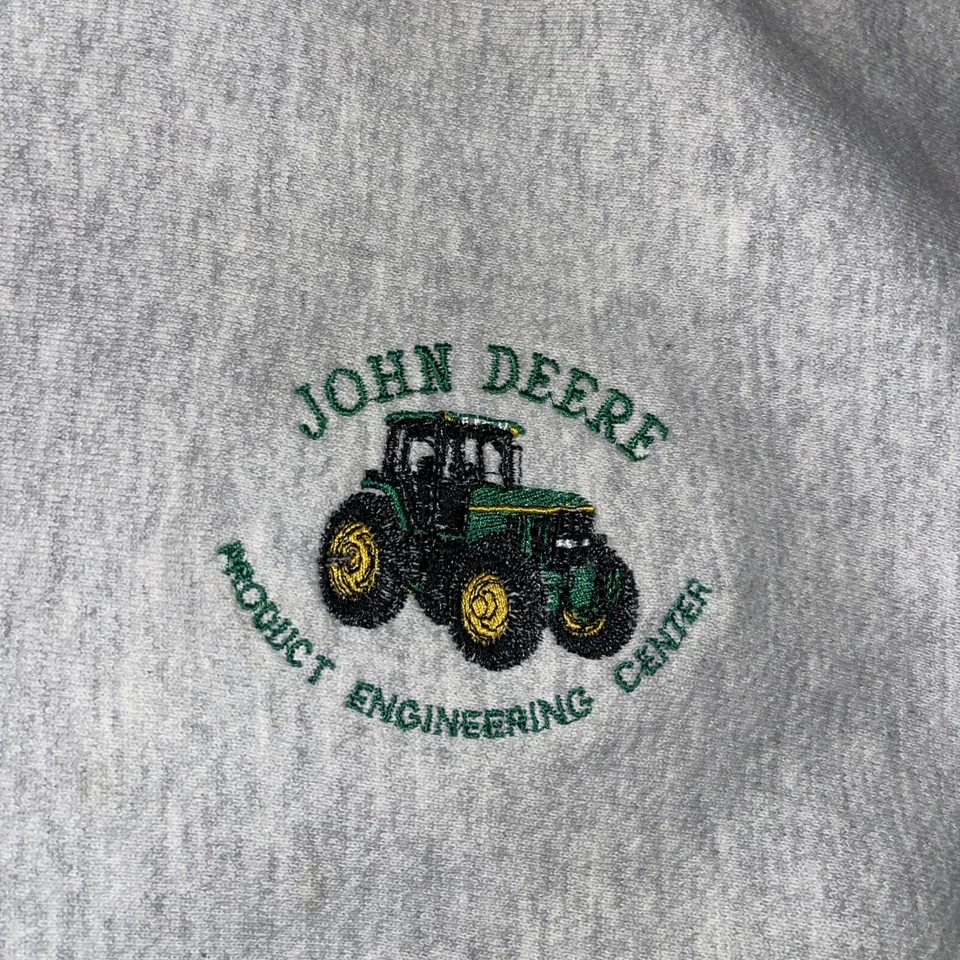 John Deer Sweatshirt Gray xl Tractor Farming! - Image 2 of 4