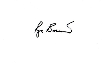 Original handsigniert Sir Roger Bannister 
