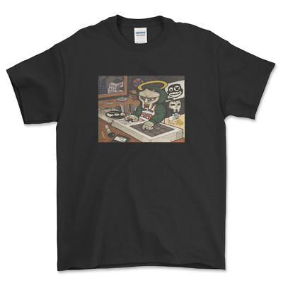 MF DOOM THE FINEST TRIBUTE ALL CAPS MADVILLIAN RAP HIP HOP MUSIC LEGEND T SHIRT