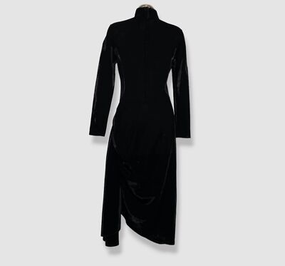 $1595 Giorgio Armani Women's Black Metallic Draped Turtleneck Dress Size 40 | eBay $1595 Giorgio Armani Women's Black Metallic Draped Turtleneck Dress Size 40 | eBay