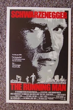The Running Man Lobby Card Movie Poster Schwarzenegger 