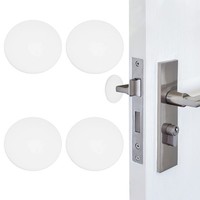 "4Pcs 2\" TüRstopper FüR Wandschutz Silikon TüRstopper Weiß"